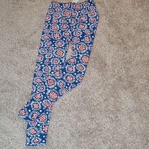 Agnes&Dora women's blue sprout leggings